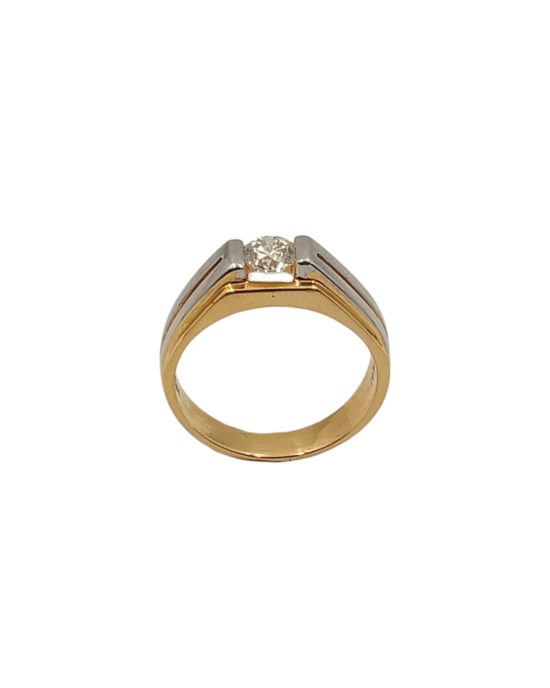 Elegance Solitaire Diamond Gents Ring