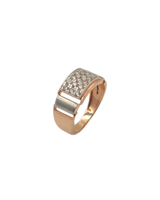 Striking Sophistication Diamond Gents Ring