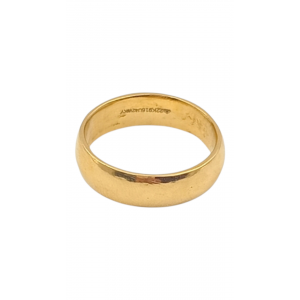 High Polish Gold Band 