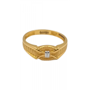 Bold Knot Gold Gents Ring