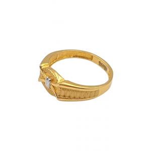 Bold Knot Gold Gents Ring