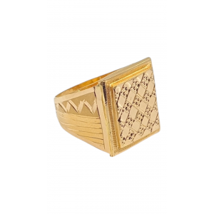 Luminate Gold Gents Ring