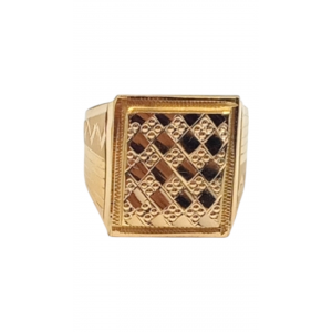 Luminate Gold Gents Ring