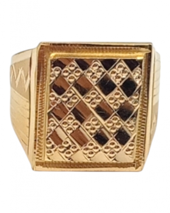 Luminate Gold Gents Ring