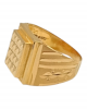 Lustrous Gold Gents Ring