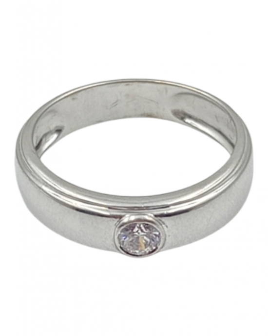 Classy White Gold Gents Ring 