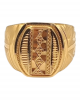 Beguiling Gold Gents Ring