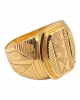 Beguiling Gold Gents Ring