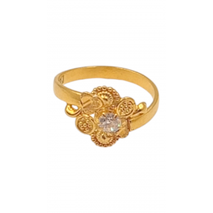 Floral Gold Ring