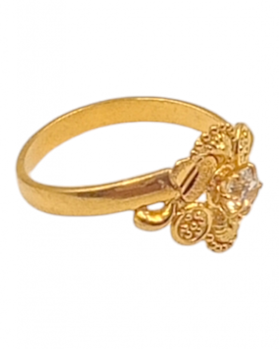 Floral Gold Ring