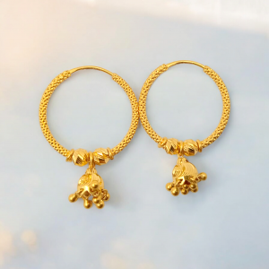 Rajkot Jhumka Bali Earrings