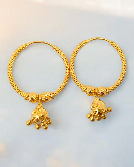 Rajkot Jhumka Bali Earrings