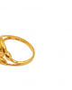 Glamorous Crossover Gold Ring