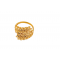 Elegant Leafy Gold Ring