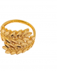 Elegant Leafy Gold Ring