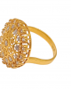 Enchanting Zirconia 22 Kt Gold Ring