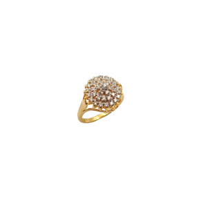 Graceful Floral Diamond Ring