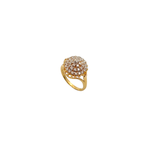 Graceful Floral Diamond Ring