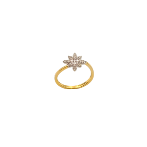 Fancy Floral Diamond Ring