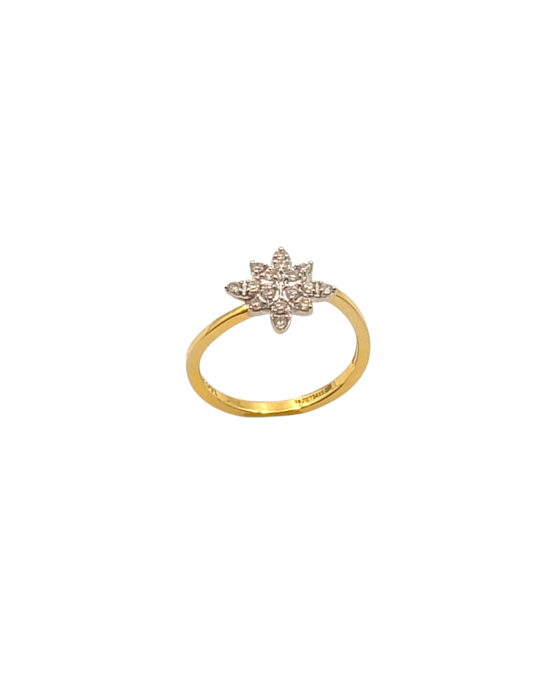 Fancy Floral Diamond Ring