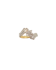 Floral Seven Diamond Baguette Ring