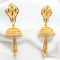 Traditional Gold Jhumka Earrings