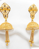 Traditional Gold Jhumka Earrings