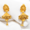 Festive Gold Jhumka Earrings