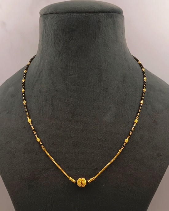 Slender Radiant Gold Mangalsutra