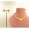 Golden Lotus Necklace Set