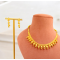 Beaded Bell Gold Necklace Set 