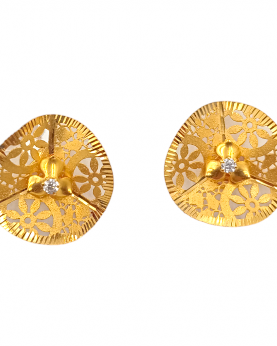 Leaf shaped Jali Gold Tops