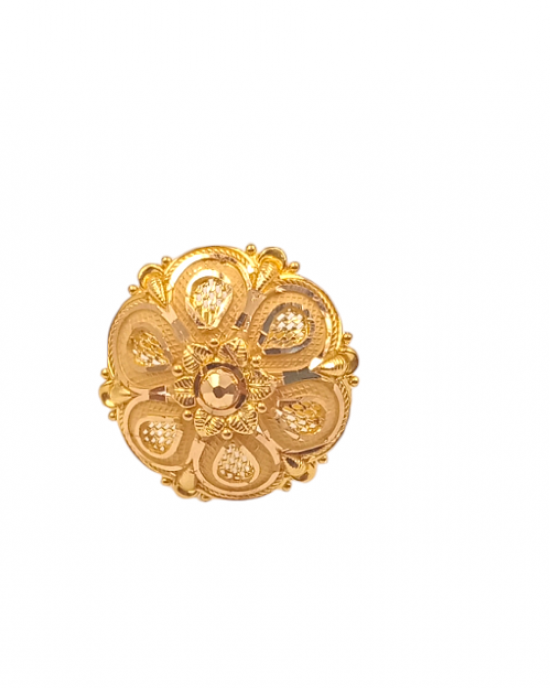 Adjustable Opulent Gold Ring