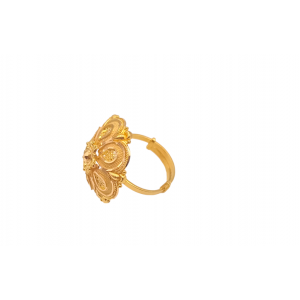 Adjustable Opulent Gold Ring