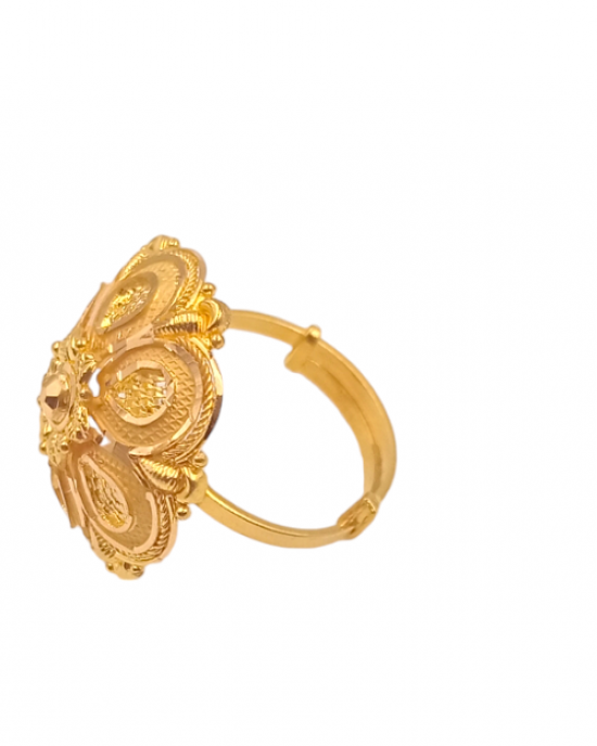 Adjustable Opulent Gold Ring