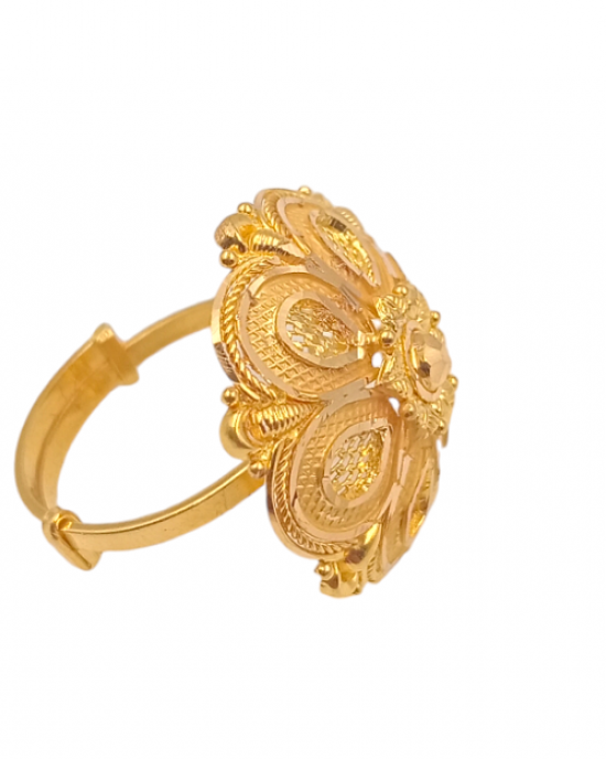 Adjustable Opulent Gold Ring