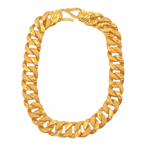  Interlocking Mens Gold Bracelet