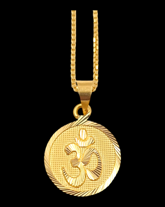 Charming Cutting Om Pendant