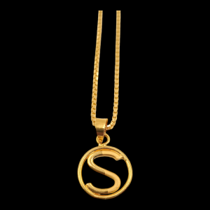 S Alphabet pendant