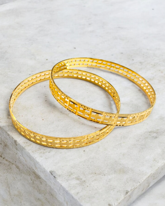 Machine Made Gold Bangles