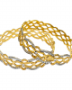 Versatile Gold Rhodium Bangles