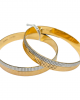 Rhodium Geometrical Bangles