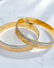 Rhodium Geometrical Bangles