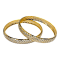 Patla Bangles with Rhodium