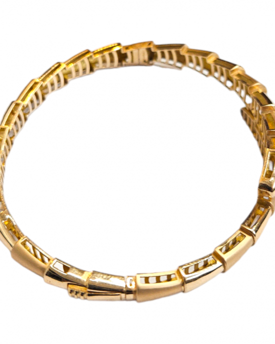 Serpent Gold Bracelet