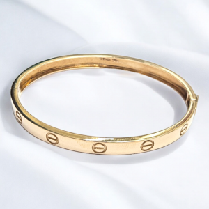 Contemporary Gold Bracelet