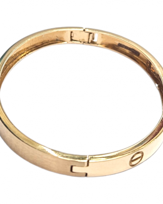 Contemporary Gold Bracelet