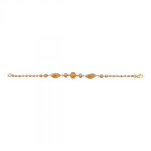 Elegance Rhodium Gold Bracelet