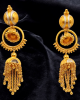 Enchanting Jhumka Style Gold Chandbali