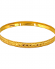 Geometric Gold Gents Kada